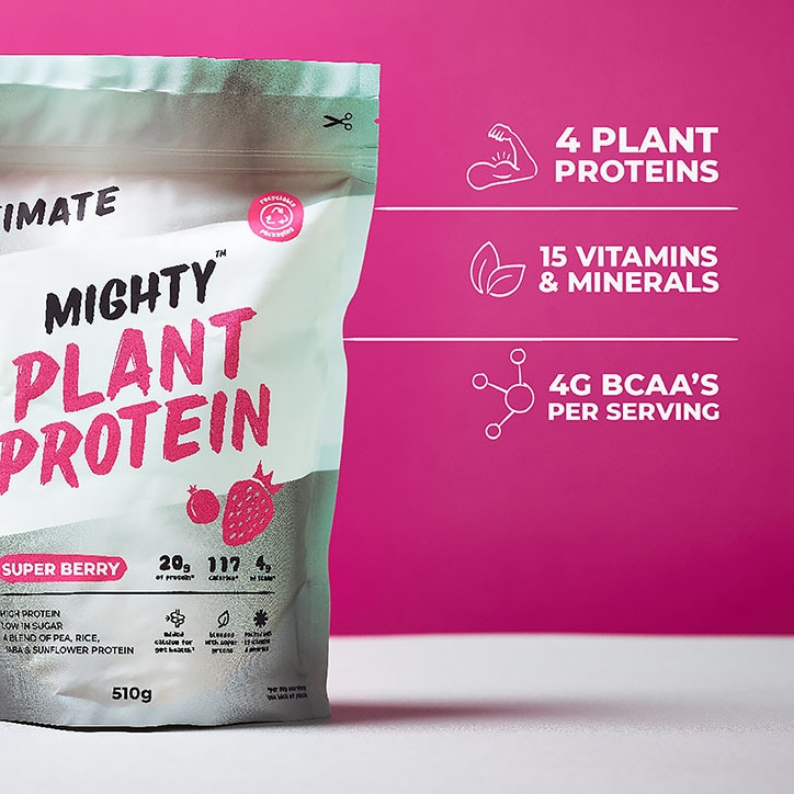 Mighty Ultimate Vegan Plant Protein Superberry 510g